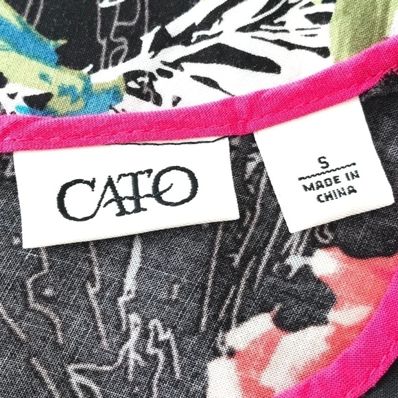 *4/$20* Cato Multi Color Floral Blouse Top - Picture 6 of 8